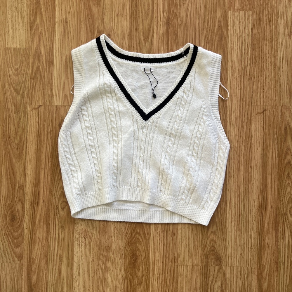 Cable Knit Vest